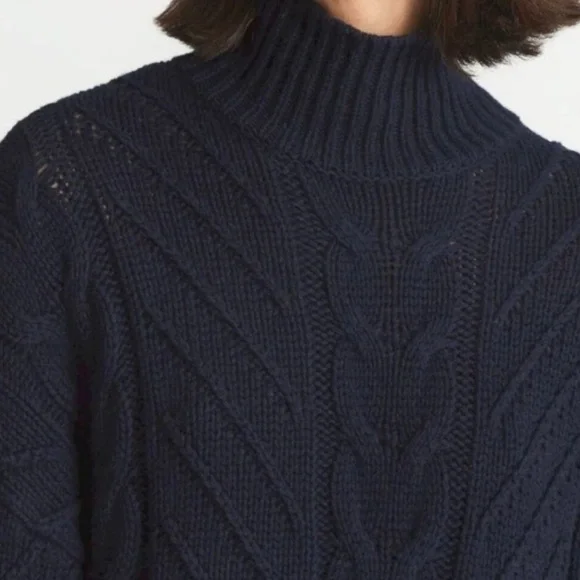 Reiss Laura Cable Knit Sweater Dress - Picture 3 of 7